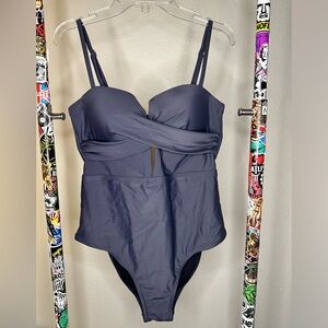 Cupshe One Piece Swim Suit Sz Med